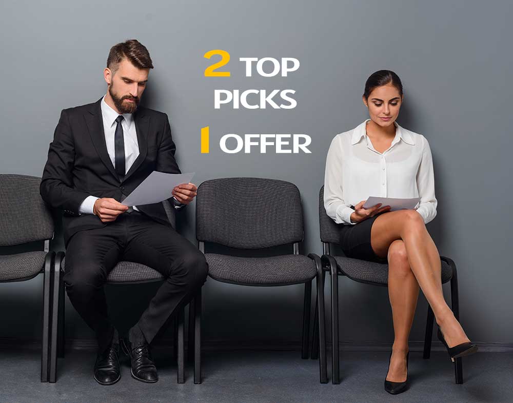 2 top candidates, only 1 offer - Which one do you pick?